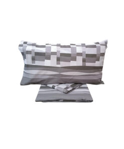 COMPLETO LETTO LENZUOLA MATRIMONIALI 100% COTONE Novia Manilo Grigio